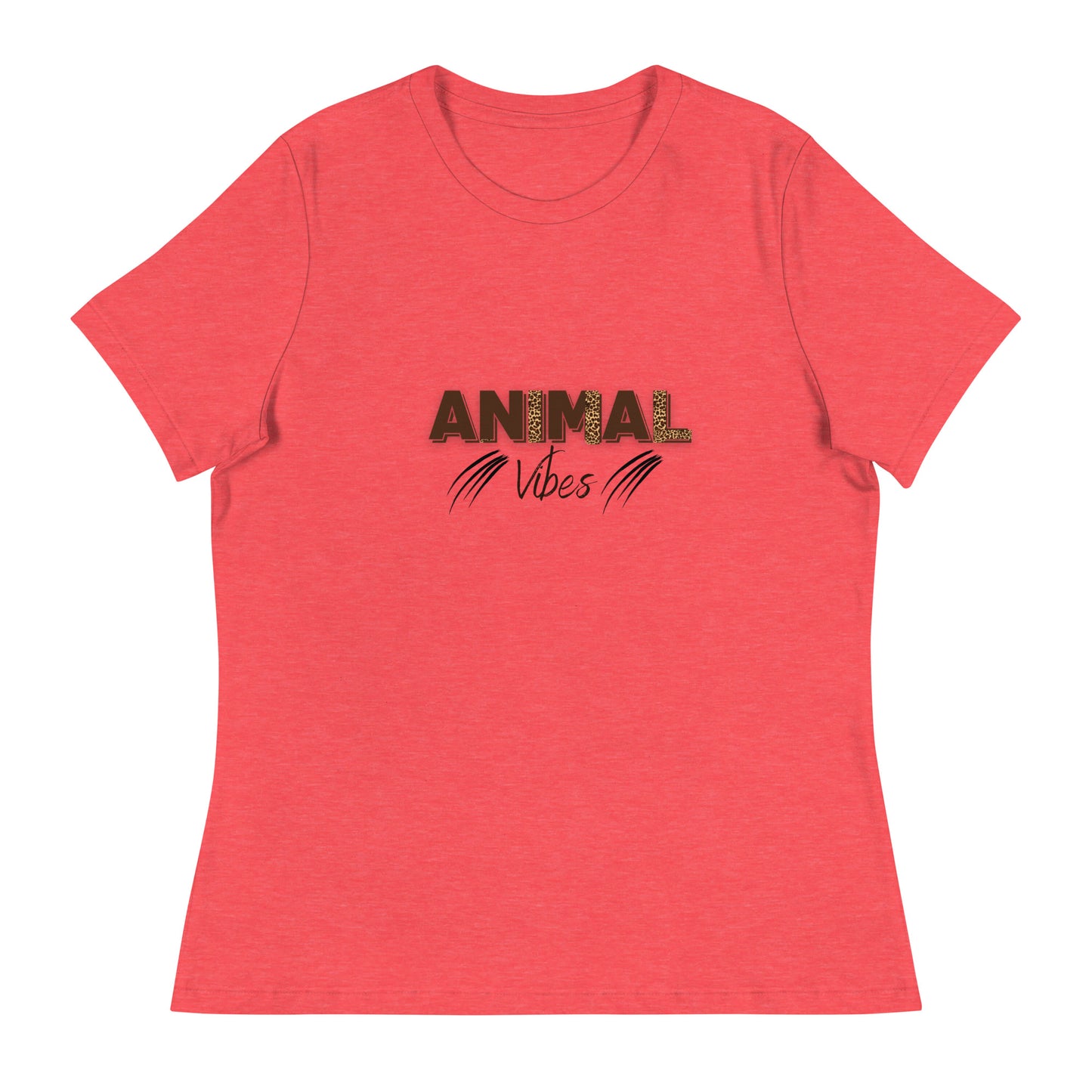 Animal Vibes | Short Sleeve | Women's Relaxed T-Shirt   - #tag1# - #tag2# - 