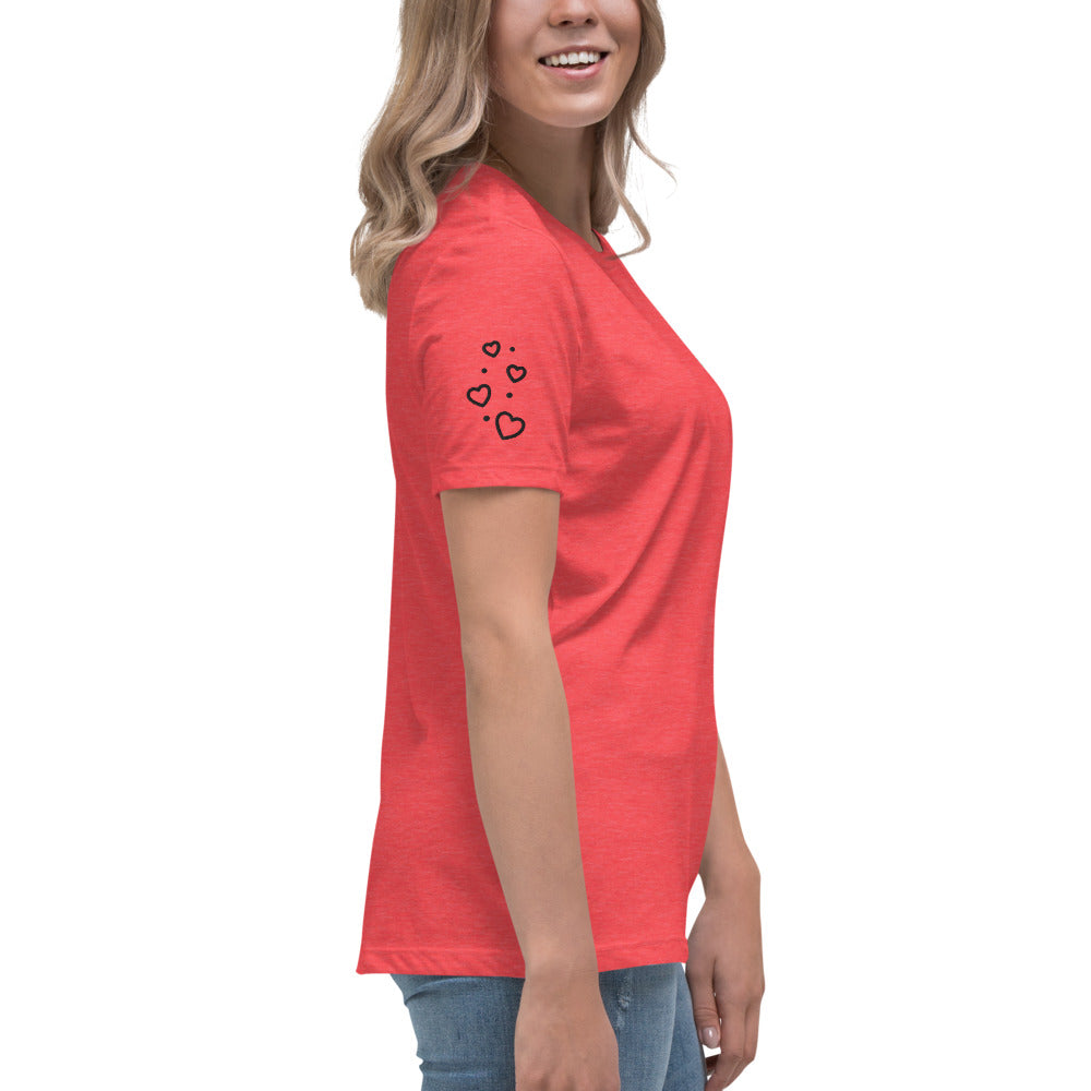 Mom est. 2025 | Embroidered | Short Sleeve | Women's Relaxed T-Shirt   - #tag1# - #tag2# - 