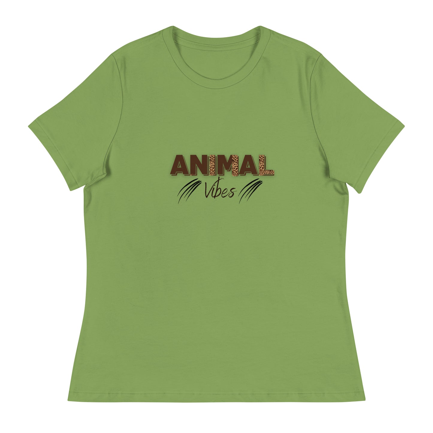 Animal Vibes | Short Sleeve | Women's Relaxed T-Shirt   - #tag1# - #tag2# - 