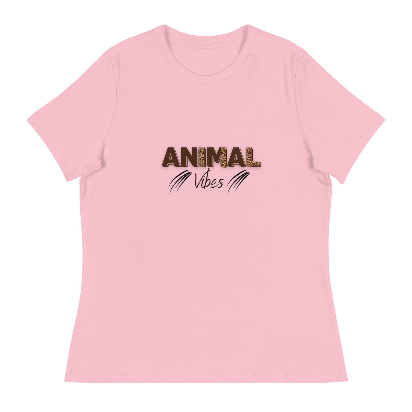 Animal Vibes | Short Sleeve | Women's Relaxed T-Shirt   - #tag1# - #tag2# - 