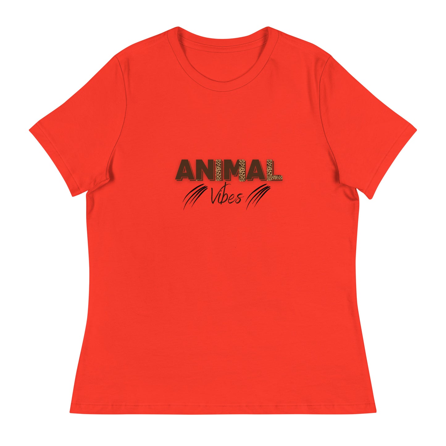 Animal Vibes | Short Sleeve | Women's Relaxed T-Shirt   - #tag1# - #tag2# - 