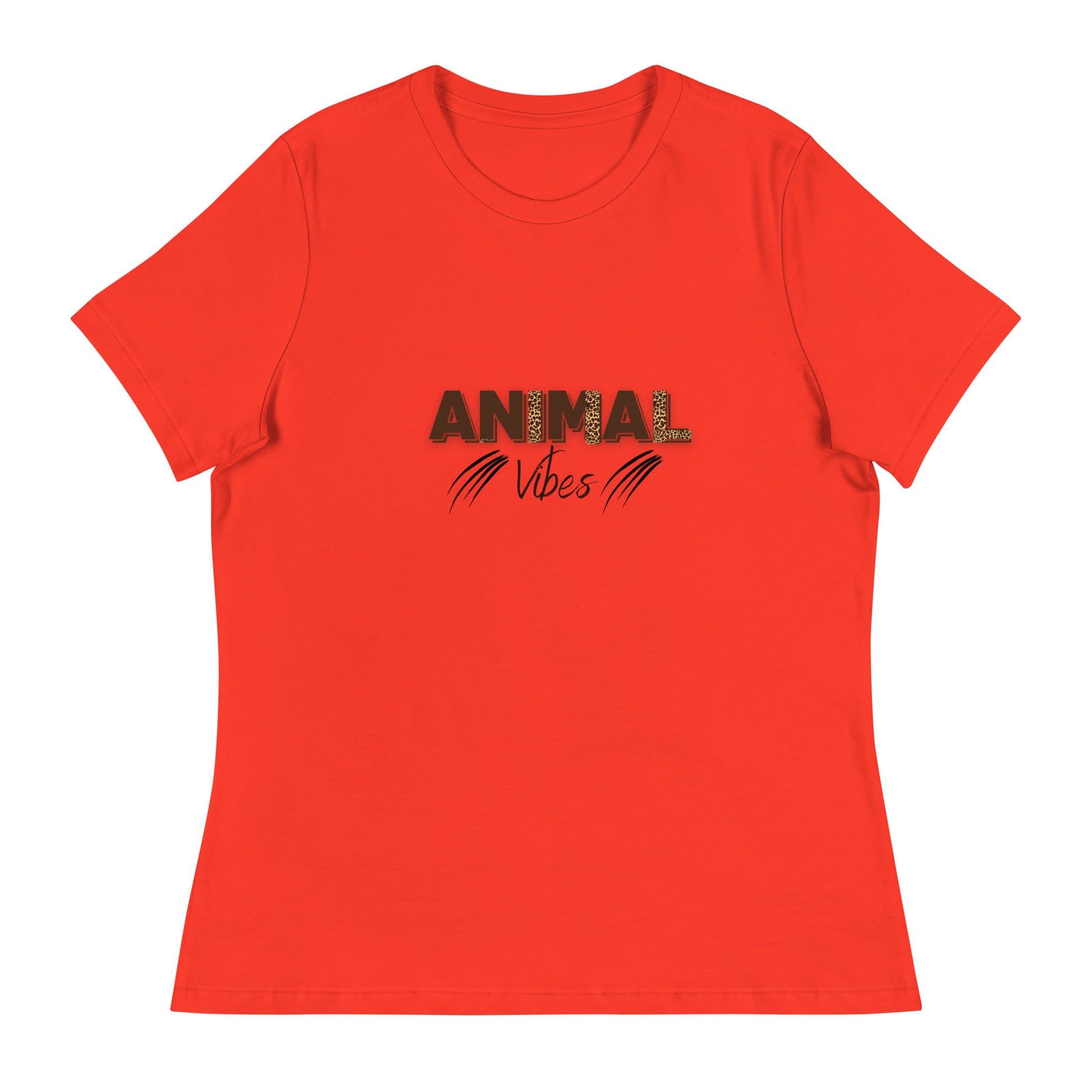 Animal Vibes | Short Sleeve | Women's Relaxed T-Shirt   - #tag1# - #tag2# - 