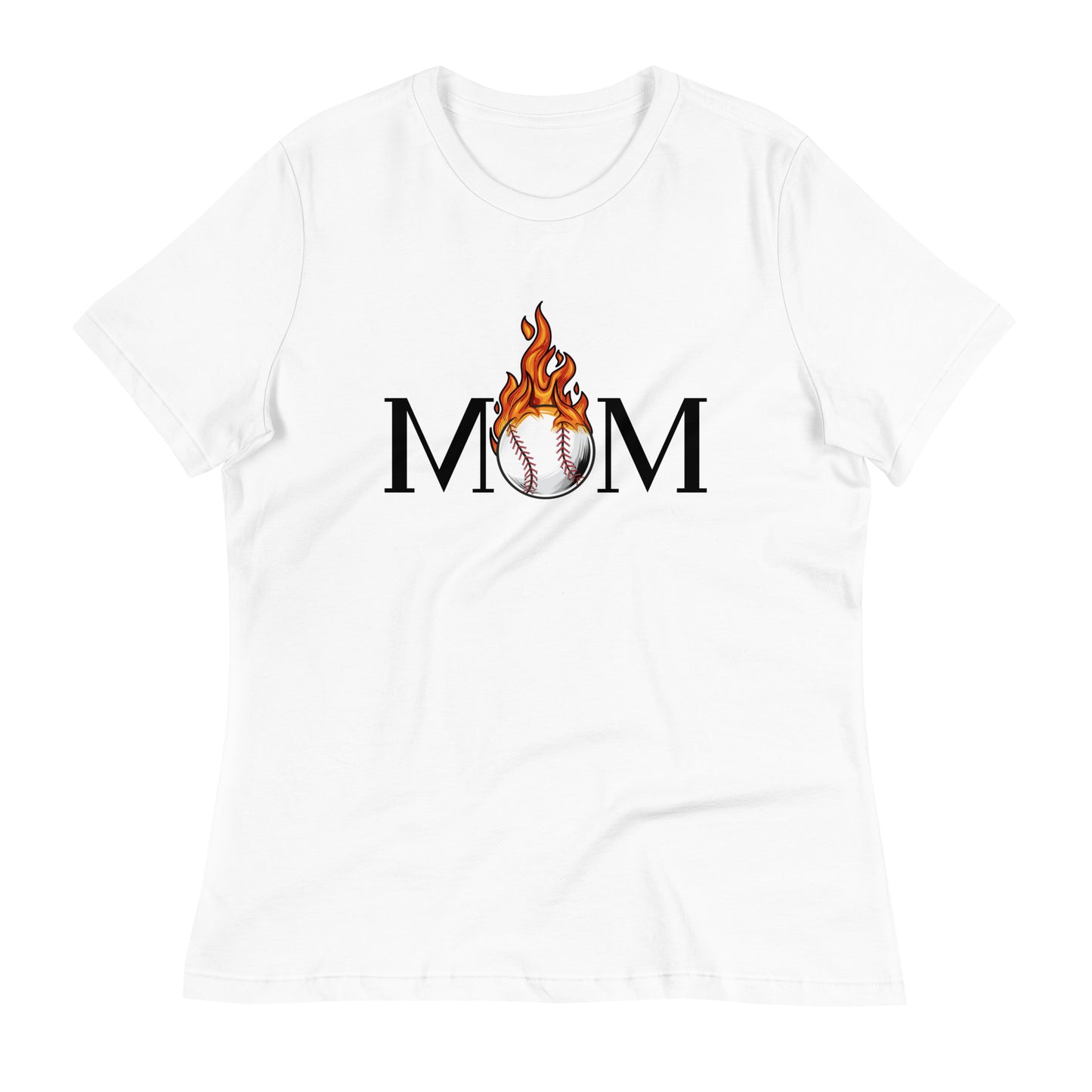 Baseball Mom | Short Sleeve | Women's Relaxed T-Shirt   - #tag1# - #tag2# - 