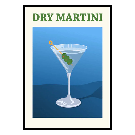 Dry Martini Cocktail |  Poster   - #tag1# - #tag2# - 